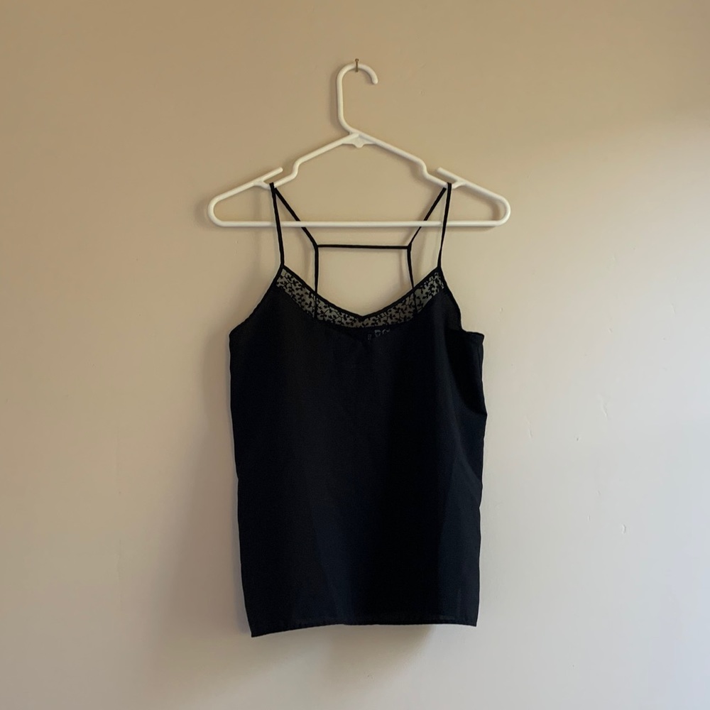 DIVIDED H&M Lace Trim Top